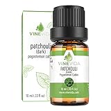 VINEVIDA Patchouli Essential Oil 10 mL - Undiluted Patchouli Oil 10 mL - Patchouli - DIY Candle Scents for Candlemaking - 10 mL Essential Oil for Soap Making Safe for Skin (4OZV-OBP-PAT-30P-10ML)