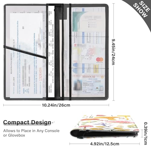 Organizador para Documentos de Auto PU miniatura 3