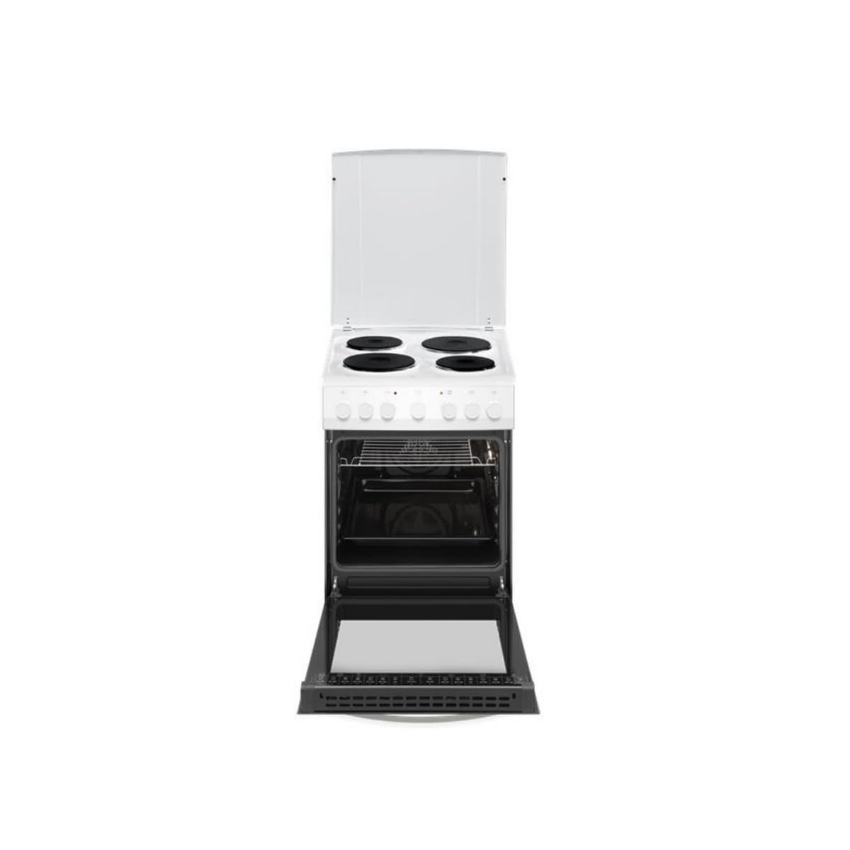 Cuisinière Électrique 62l 4 Feux Blanc - FACE103B