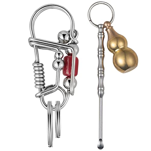 Touyony Stainless Steel Keychain Car Novelty Handmade Key Rings For Men And Women Cool Backpack Accessories Good Luck Pendant #TOP3