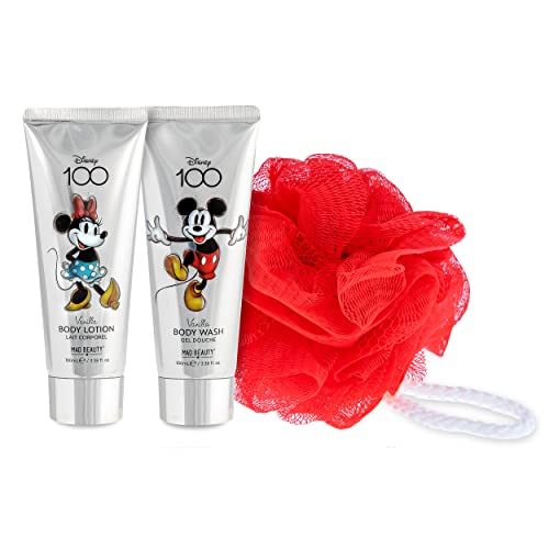 Disney 100 Globe - Geschenkset mit Mickey und Minnie Maus - Duschgel und Bodyloation Mad Beauty