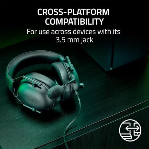 Image of Razer BlackShark V2 X Headphones for Xbox 50mm Driver Cardioid Microphone Lightweight Noise Isolating Ear Pads for Xbox Series X Series S PS5 PC 3.5mm Black