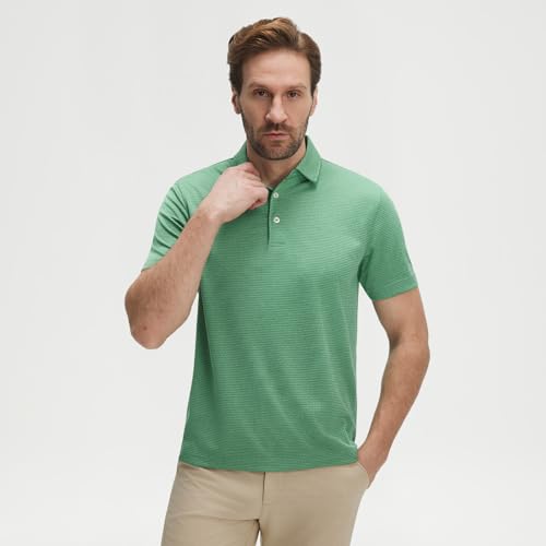 M MAELREG Performance Polo Shirts for Men Soft Lightweight Golf Quick Dry Moisture Wicking Collared Polo Shirt — view 2