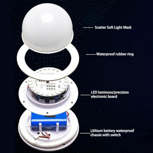 Seau à glace à LED RVB avec télécommande et étanchéité IP54 - 6