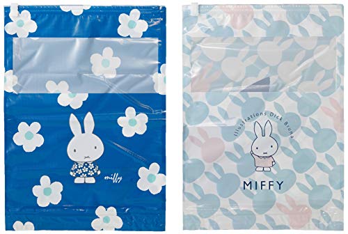圧縮袋 ペタコ PETAKO 2枚入 siffler×PETAKO miffy ミッフィー PTK7066-B B113.フラワー/ミッフィー