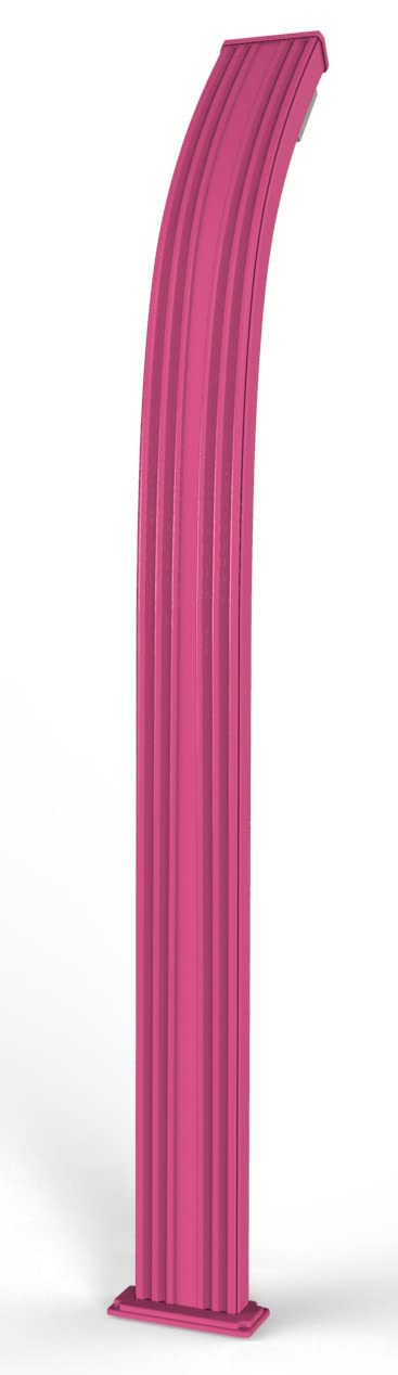 Doccia Solare da Esterno Giardino 30L Miscelatore e Lavapiedi Arkema Spring Fuxia