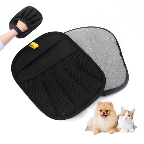 Pet Hair Removal Glove, 2025 Upgraded Five-Finger Electrostatic Grooming Tool