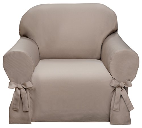 Madison Lucerne Sofa Chair Slipcover, Sand