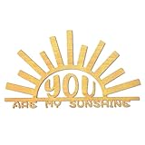 KOYILTD You Are My Sunshine Wall Decoration Boho Nursery Decoration Wooden Wall Hanging Art Sunshine Nursery Decor Boho Wall Art for Home Office Nursery Playroom (Unique)