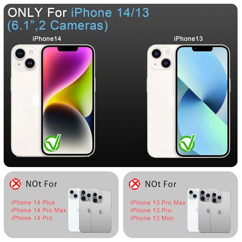 Coque silicone iPhone 14 compatible MagSafe avec finitions premium et verres - 2