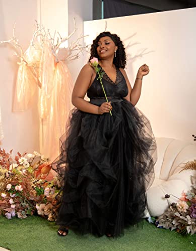 Bloom Tulle Skirts For Women Adult Tutu 80S Prom Dress Tutus For Women With Lining Plus Size Tulle Dress Black #TOP7