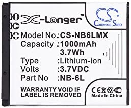 Miniatura 5 de Reemplazo de batería de 3.7V 1000mAh NB-6L NB-6LH para IXY 200F IXY 110 es PowerShot SX500 es PowerShot D10 PowerShot SD1200 es IXY Digital 930 es