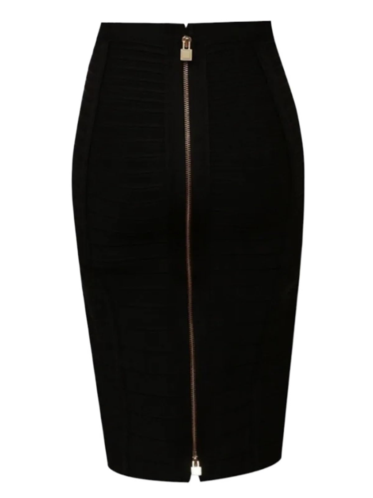 Gonna a Tubino Estiva Elasticizzata Aderente con Cerniera Sexy da 58 cm for Donna per Donna