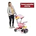 Toddler Bike, Kids Bike, Tricycle Toddler Toys for Ages 2-4, Baby Toy, Radio Flyer 4-in-1 Stroll 'N Trike, for Ages 1-5 Years, Pink (Amazon Exclusive)