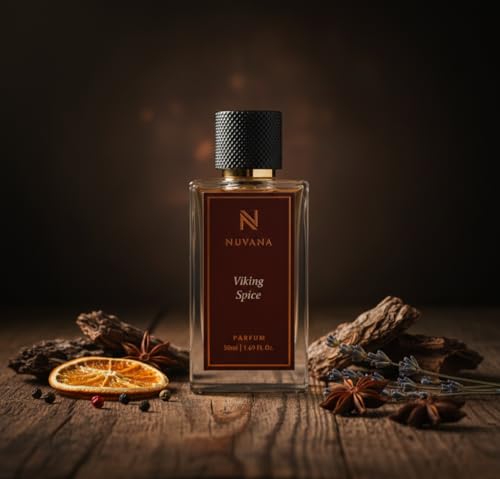 Image of Viking Spice Perfume 50ml for Men & Women | Warm Spicy Woody Amber Fragrance | Long Lasting Luxury Perfume Spray | Premium Aromatic Scent for Office, Evenings & Special Occasions