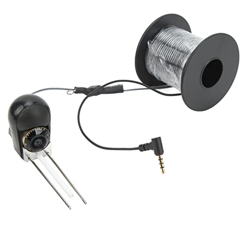 Underwater Fishing Camera, HD Portable Video Fish Finder Camera with Fishing Cable & 940pcs LED White Lights, CVBS Waterproof Camera for Sea, Lake, Boat, Kayak, Ice Fishing (30m/98.4ft)