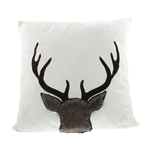 Preisvergleich Produktbild FRANK FLECHTWAREN Kissen Hirschgeweih