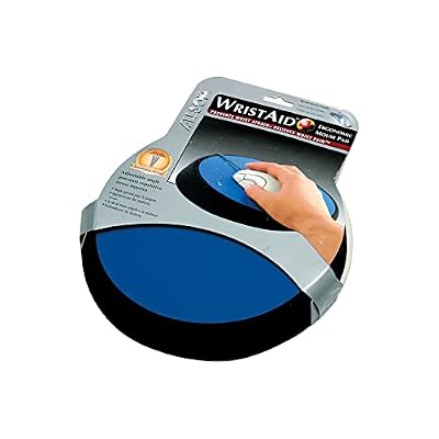 Allsop 26226 Wrist Aid Ergonomic Circular Mouse Pad, 9-Inch Dia, Cobalt