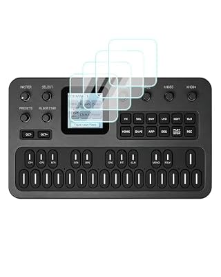 UYRUREL Screen Protector for M-VAVE FM-1 Guitar Multi-Effects Processor,High-definition Scratch Resistant Nanofilm Film,HD Clear,Bubble Free,Touch Sensitive,Easy Installation,4 Pack