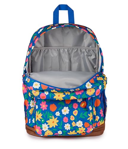 Image of JanSport Cool Backpack with 15-inch Laptop Sleeve, Large Computer Bag Rucksack with 2 Compartments, Ergonomic Straps, Flower Market