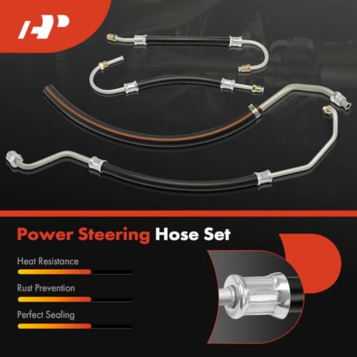 A-Premium APPSK001 Power Steering Valve Cylinder Ram Hose Kit Compatible thumb #4