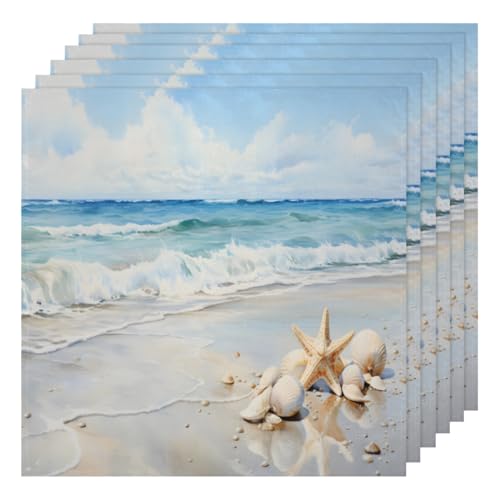 Servilletas de tela estampado animal pack 6 50.5x50.5 cm miniatura 1