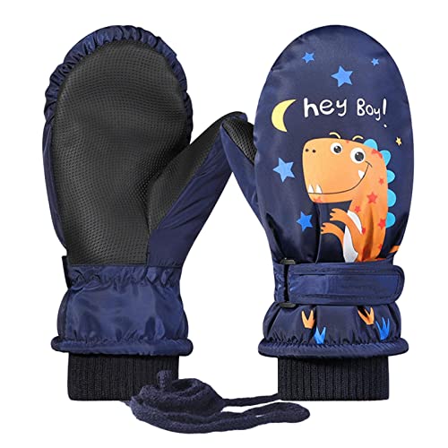 LZYJ Winterskihandschuhe für Kinder | Winddichte Skihandschuhe für Sportarten wie Snowboarden - Dreischichtige Thermohandschuhe, warme Snowboardhandschuhe für Jungen Mädchen, Skifahren, Radfahren Cover