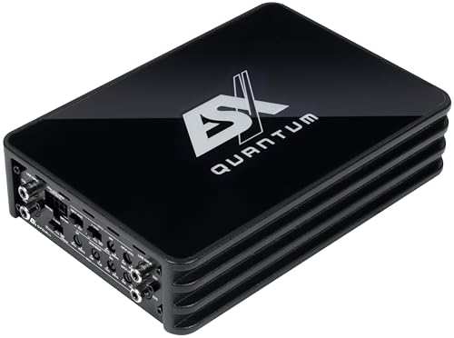 ESX Q-FOURv3 Amplificatore Digitale Compatto a 4 canali in Classe D | 4 x 100/120 Watt RMS @ 4/2 Ω della Serie Quantum