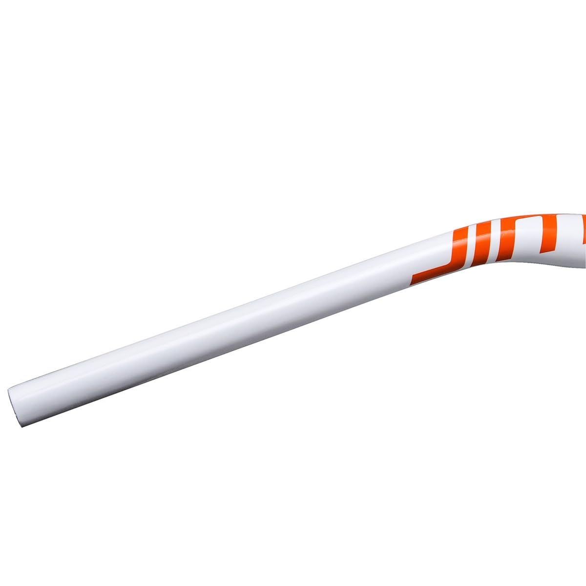 Guidon de VTT en fibre de carbone, rehausseur de 31,8 mm, compatible avec les tailles 580/600/620/640/660/680/700/720/740/760 mm (couleur : orange, taille 760 mm)