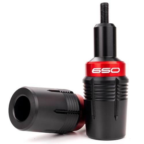 Image of Compatible with 2026 Ninja 650 KRT 2025 Ninja650 EX650 2017-2026 2025 Z650 RS Z 650 CNC Motorcycle Frame Sliders Crash Protector Crash Pad Falling Protection (Red)