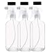 Belle Vous Vaporisateur Vide Réutilisable en Verre Transparent (Lot de 3) - Pulverisateur Vide 500 ML - Bouteille Spray 2 Réglages pour Produits de Nettoyage, Aromathérapie et Huiles Essentielles