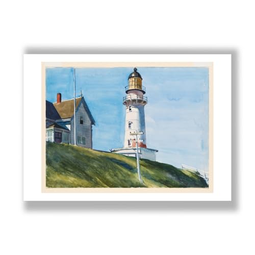 Impression d'art Phare à deux lumières II Hopper Spiffing Prints édition grand format