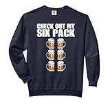 Check Out My 6-Pack Funny Love Beer Abs Comfort Colors Adult Sweatshirt
