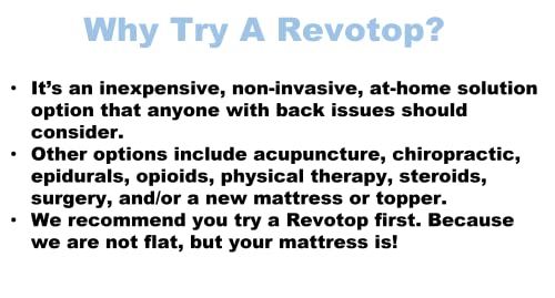 Revotop Mattress Topper For Back Pain (Large) #TOP2