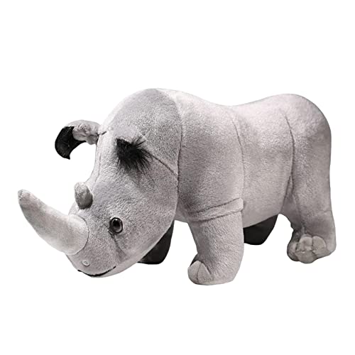 Peluches rhinocéros Qianly réalistes avec finitions douces haut de gamme