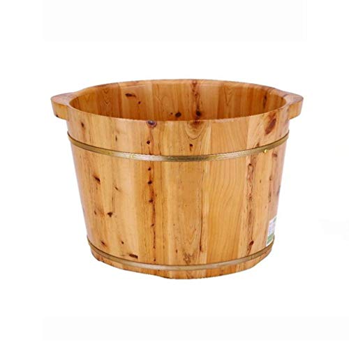 Baño de pies y masajeador de madera natural