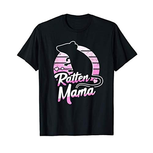 2X Ratten Köderbox I sicher für Kind und Tier I effektive Köderboxen für Rattengift I Köderstation für innen und außen I Rattenköderbox I Rattenbox 4 Damen Ratten Mama Hausratte Geschenk Nagetier Farbratte T-Shirt
