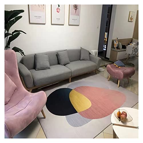 Teppich Nordic Teppich im Wohnzimmer Kinder Schlafzimmer Dekor Eingangstür Matte Lounge Rutschfeste Teppichboden Teppichmatte Große Fläche Teppich (Color : 11, Size : 100x160cm) Cover