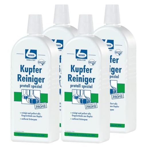 4x Dr. Becher Kupfer Reiniger protall spezial 500 ml