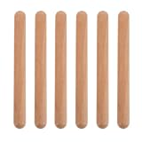 Claves de madera: perfectas para que hijos desarrollen el musical infantil y mejoren su del ritmo, baquetas rítmicas
