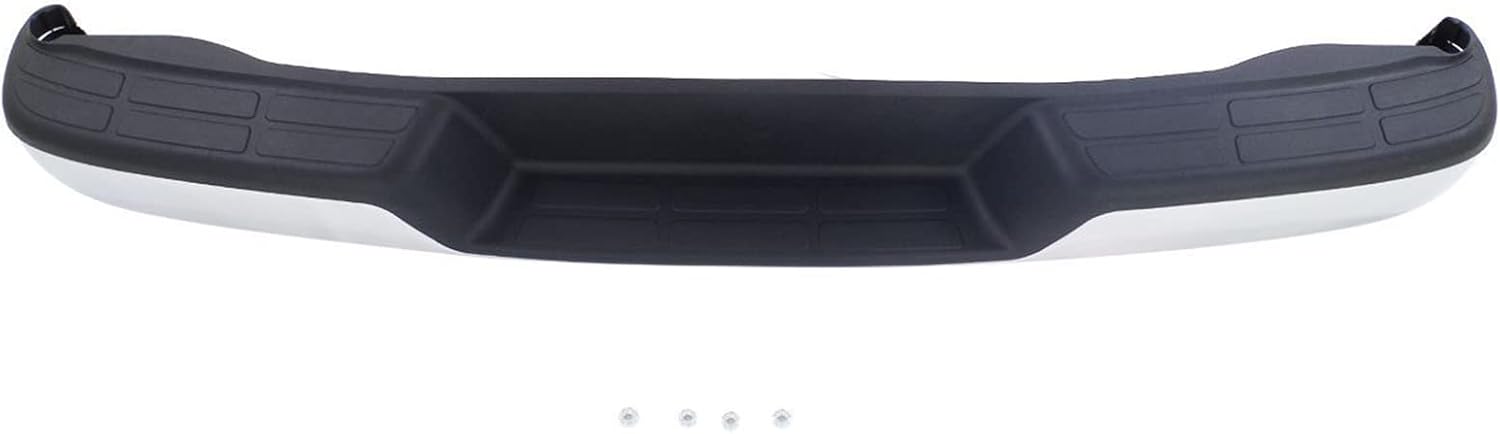Chrome Steel, Complete Rear Bumper Assembly Compatible with 1996-2025 Chevy Express & GMC Savana Van 96-25, GM1103142