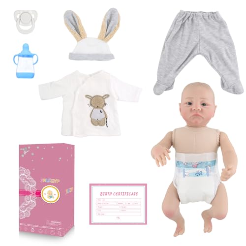 Muñeco Bebé Reborn Realista de 16 Pulgadas miniatura 7