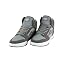 Grey Light Grey Suede