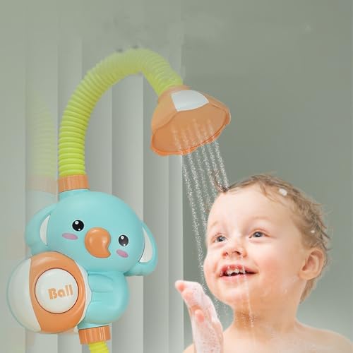 Bébé a peur du bain ? Ce pommeau de douche électrique vert clair est la solution