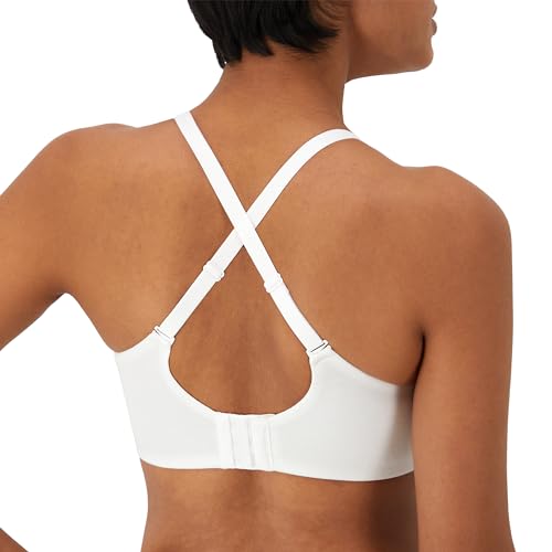 Image of Bali Women's Wireless Bras for Women - Breathe Lace Cotton Modal No Underwire Bra, Adjustable T-Shirt, Plus Size