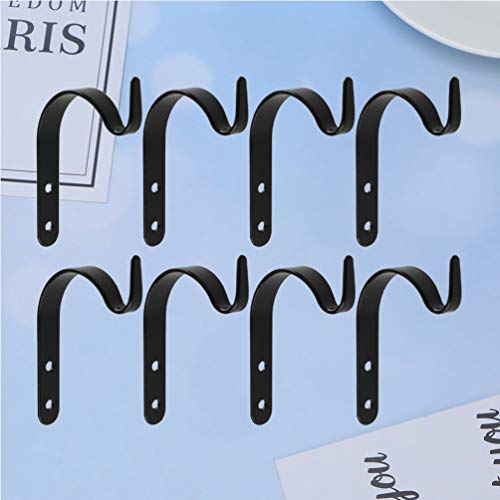 Cabilock 16 peças Suporte de metal para plantas de ferro de parede de metal para pendurar luzes sola