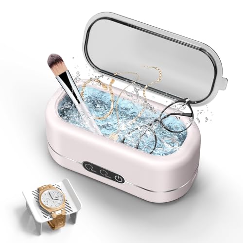 Image of Miorcols Ultrasonic Cleaner Machine for Jewelry,48KHz with 2 Cleaning Modes