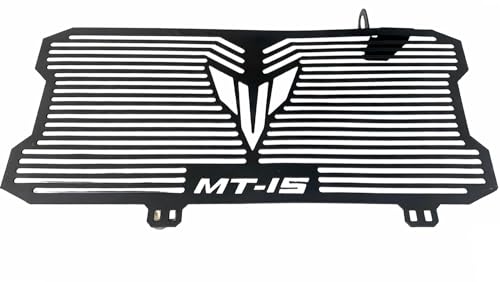 Image of Vagary Stainless Steel Motorcycle Radiator Guard Protector Grill for MT15 (Black)