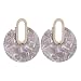 Produktbild UINGKID Damen Ohrringe Mode Ohrstecker Vintage Persönlichkeit kreatives Metallacetat Blatt geometrische Schmuck