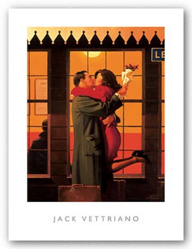 Amazon.co.jp: Back Where You Belong by Jack Vettriano 18.5